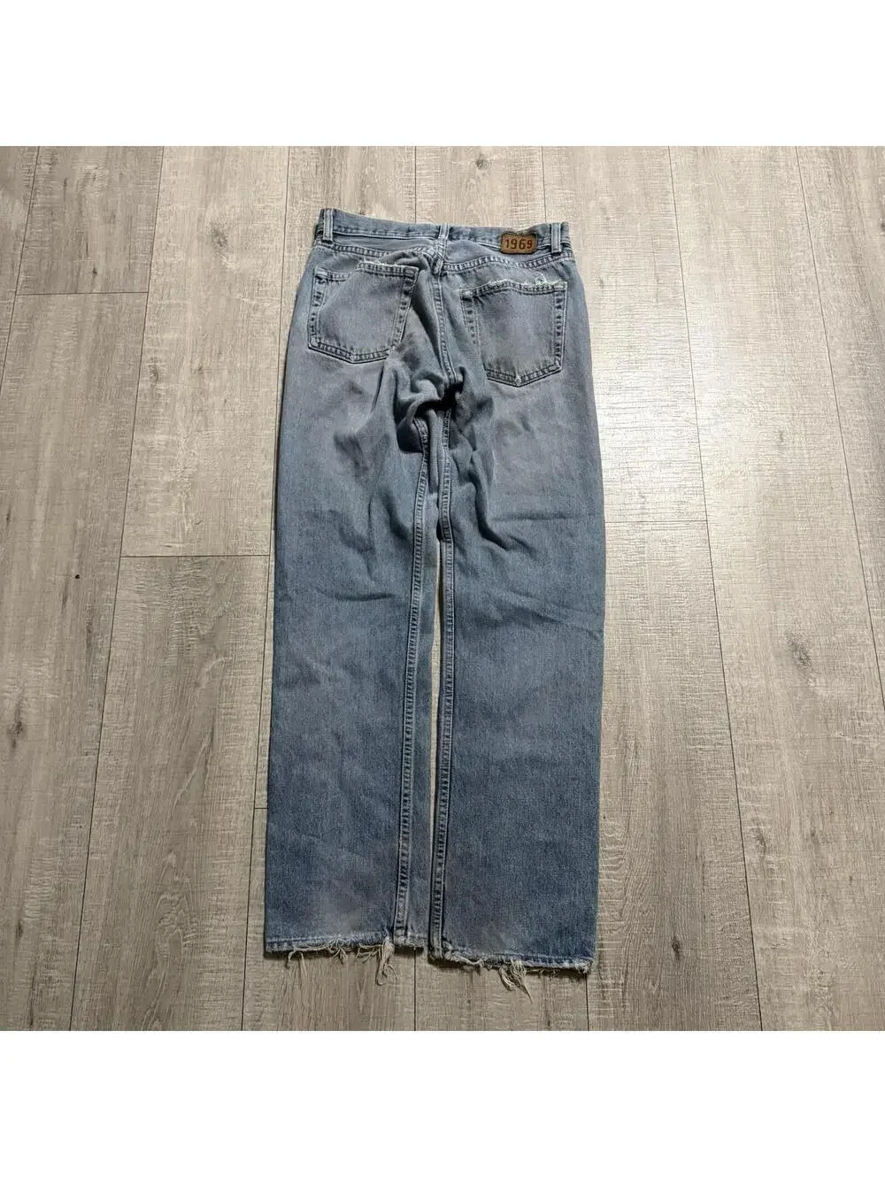 Vintage Gap Boy Fit Jeans Size 6 Regular Fit Light Wash Cotton Made In USA 28x29